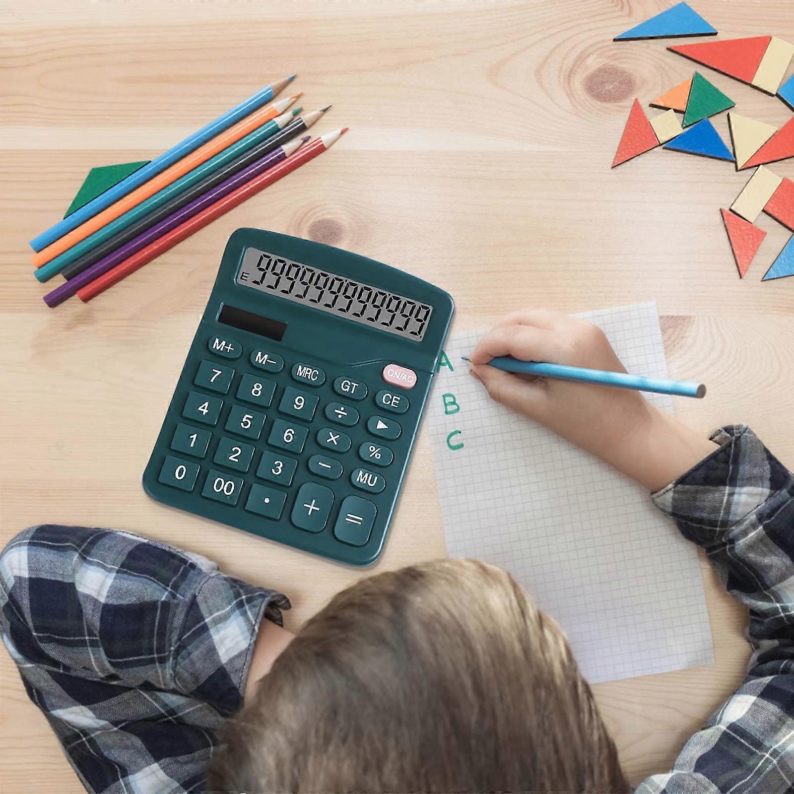 Mini 8-Digit LCD Calculator, Pocket Size Smart Calculator for Kids, Teens, Home & School Use