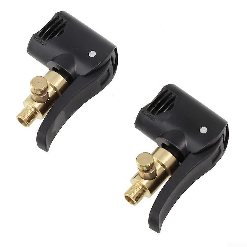 Bicycle Tyre Tube Air Pump Adapter Valves Set Of 2 Dual Head Presta Design Presta Valve Compatible