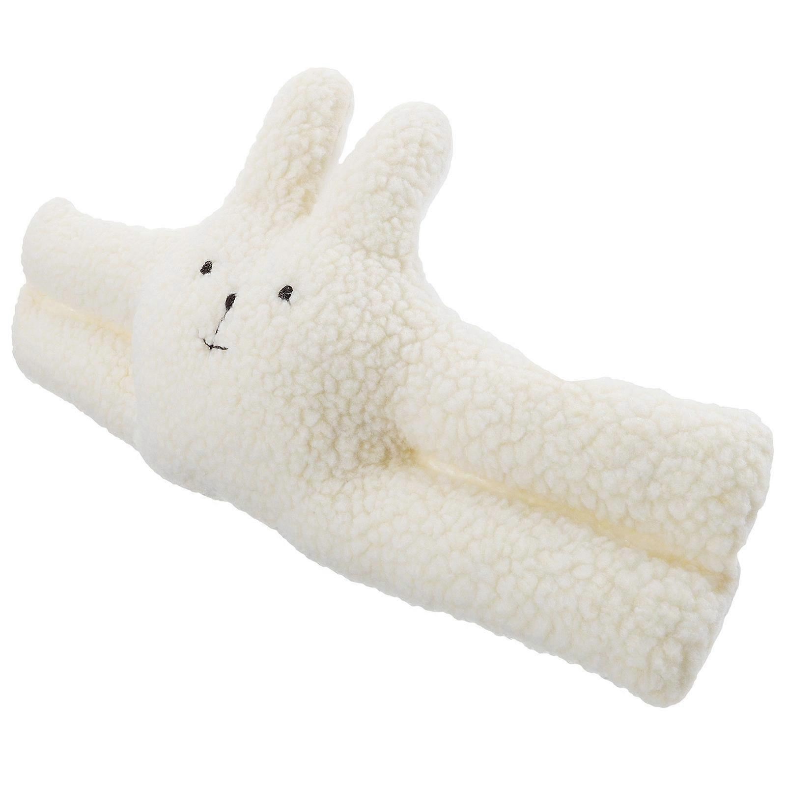 Kids Door Stoppers Creative Rabbit Shape Door Pinch Guard Protects Fingers Keeps Door Open 40.00X16.00X6.50CM Plush Material 1Pack