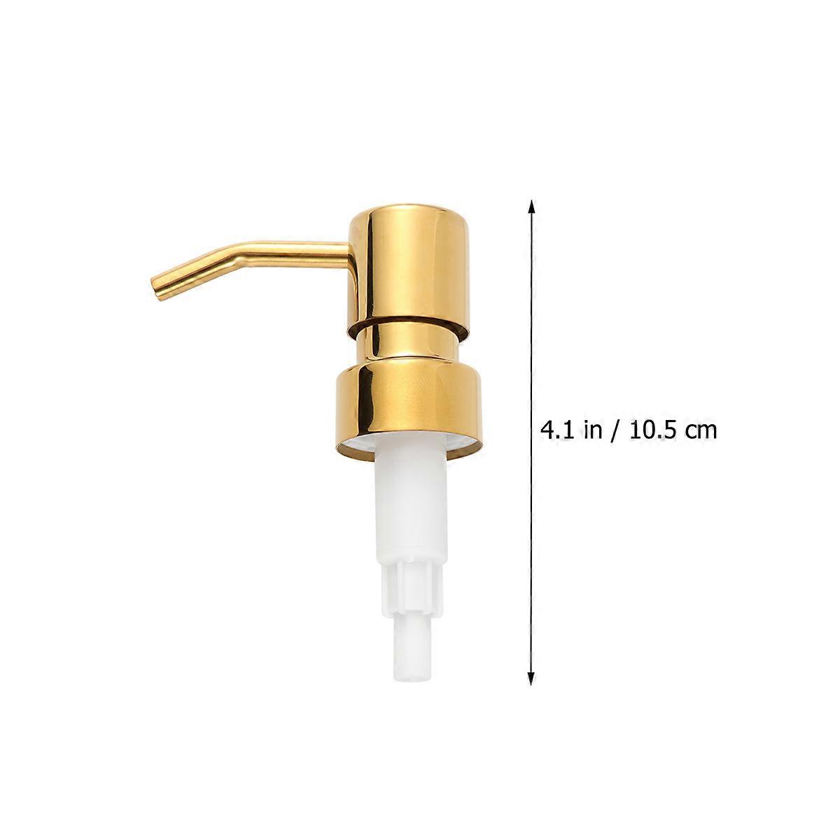1Pcs Electroplating Pump Head for Bottle Soap Dispenser Pump Golden