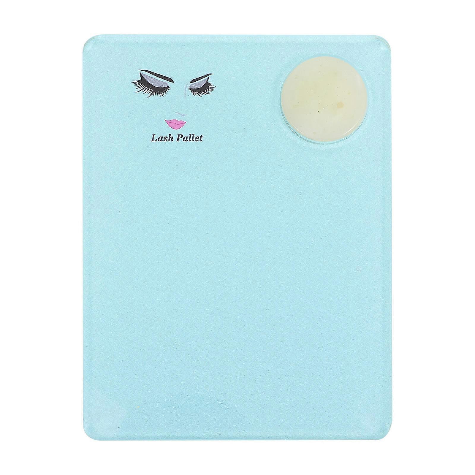 Eyelash Extension Tray 2-in-1 Glue Pallet Holder with Stone 6Pcs