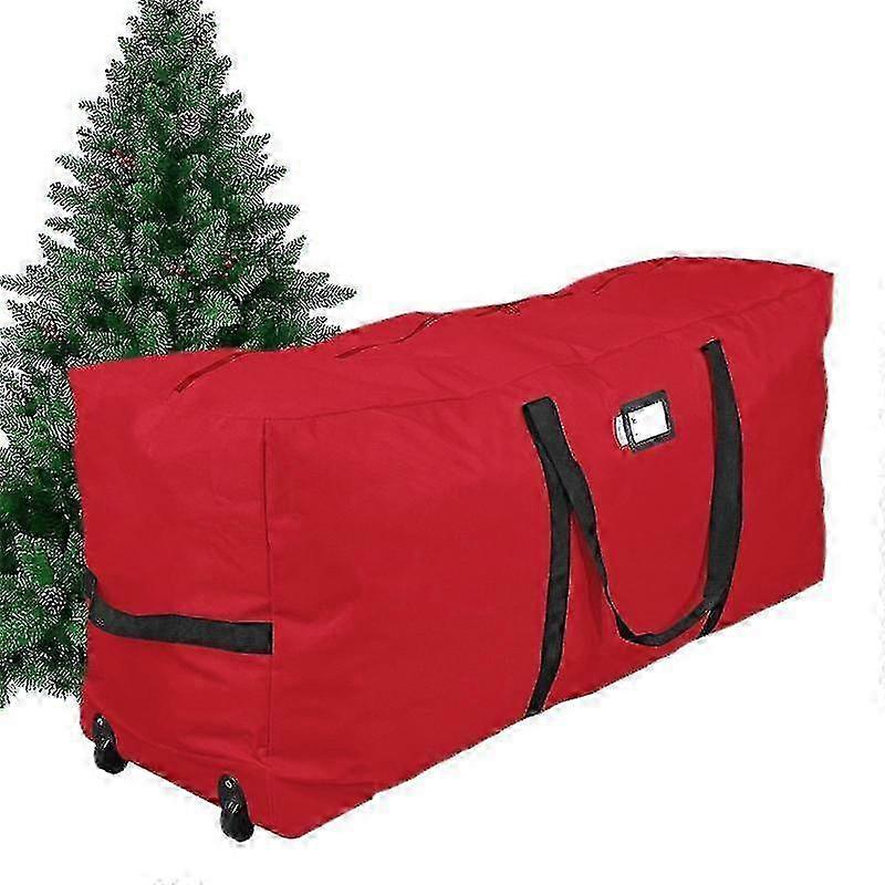 Christmas Tree Storage Bag Rolling With Sturdy Handle Large Bags