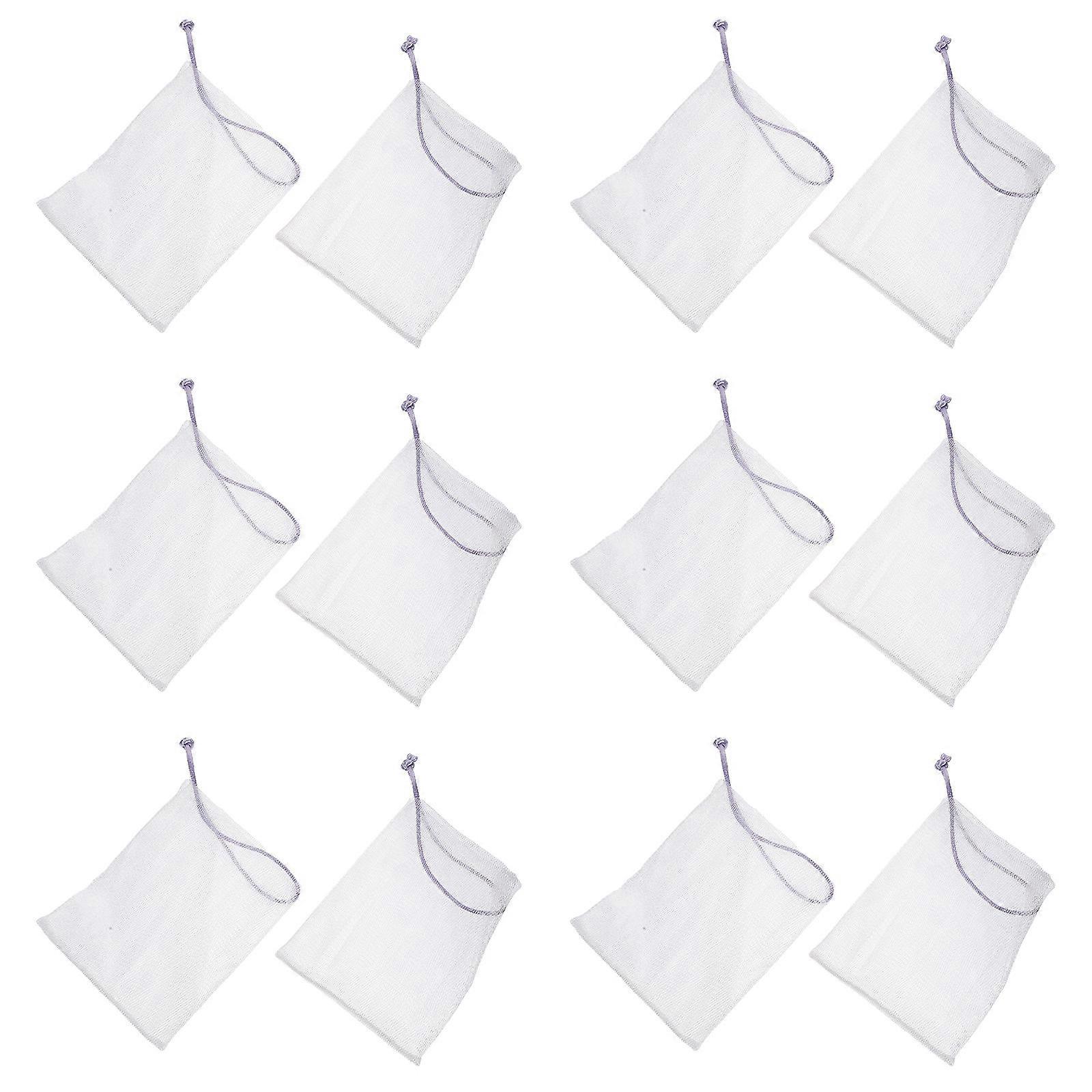 Foaming Facial Cleanser Net 160 Pcs Rectangular Design Perfect For Bathroom Use 12x9.5 Cm