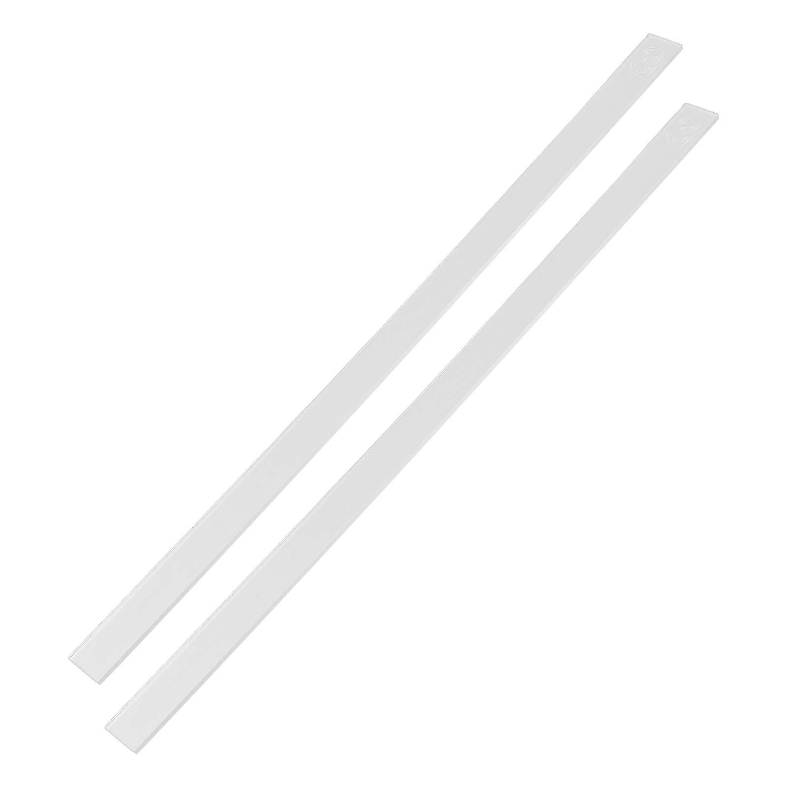 Precise Measurement Acrylic Cookie Leveler For Home And Professional Bakers Transparent 2Pcs