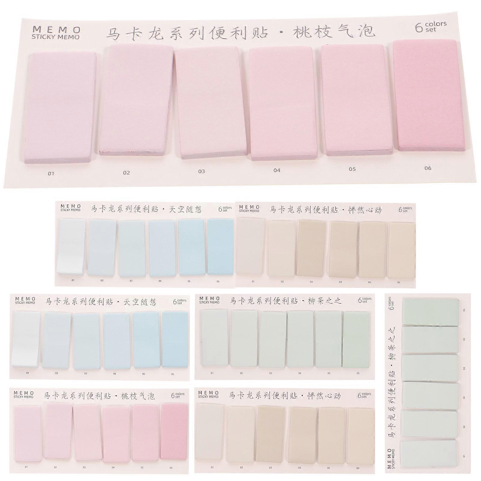 Classification Stickers Multipurpose Book Tabs for Home Use 1920Pcs Mixed