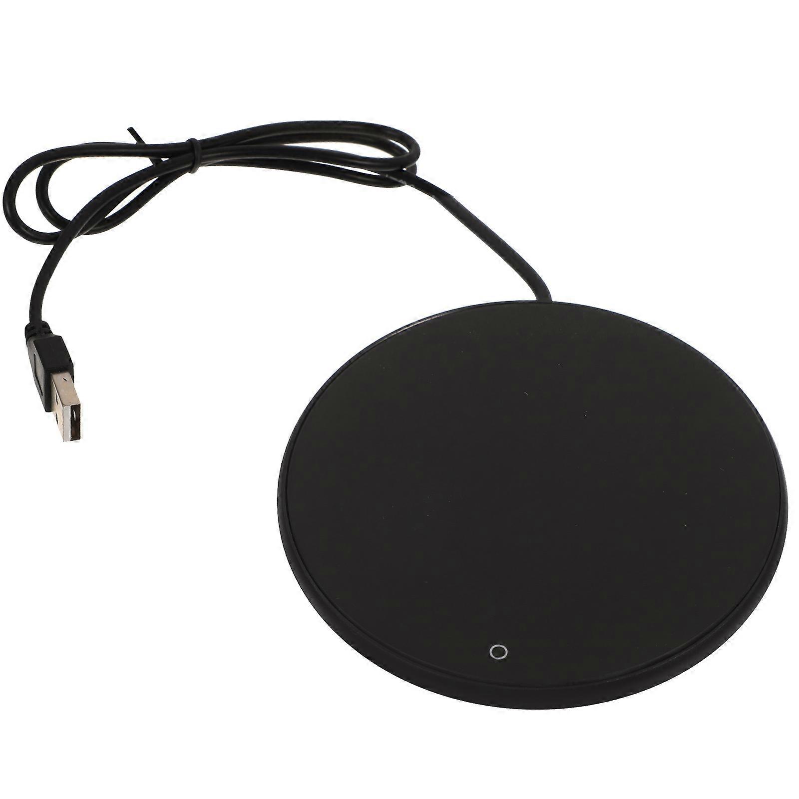 Cup Warmer 2Pcs Reusable Mug Warmer For Home Use Black Square Heating Temperature Control