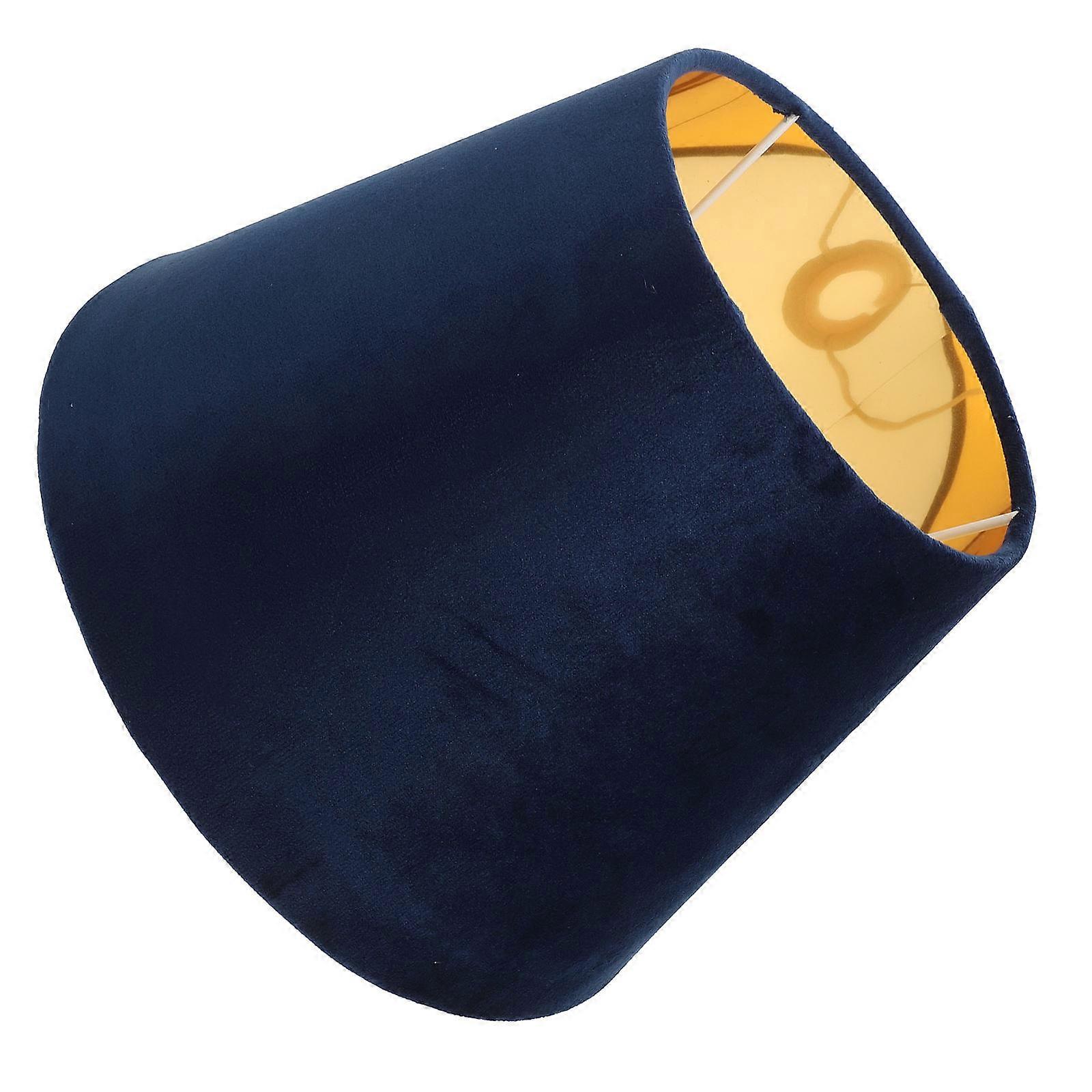 Decorative Lined Lampshade Practical Lamp Cover for Decor 2Pcs Blue