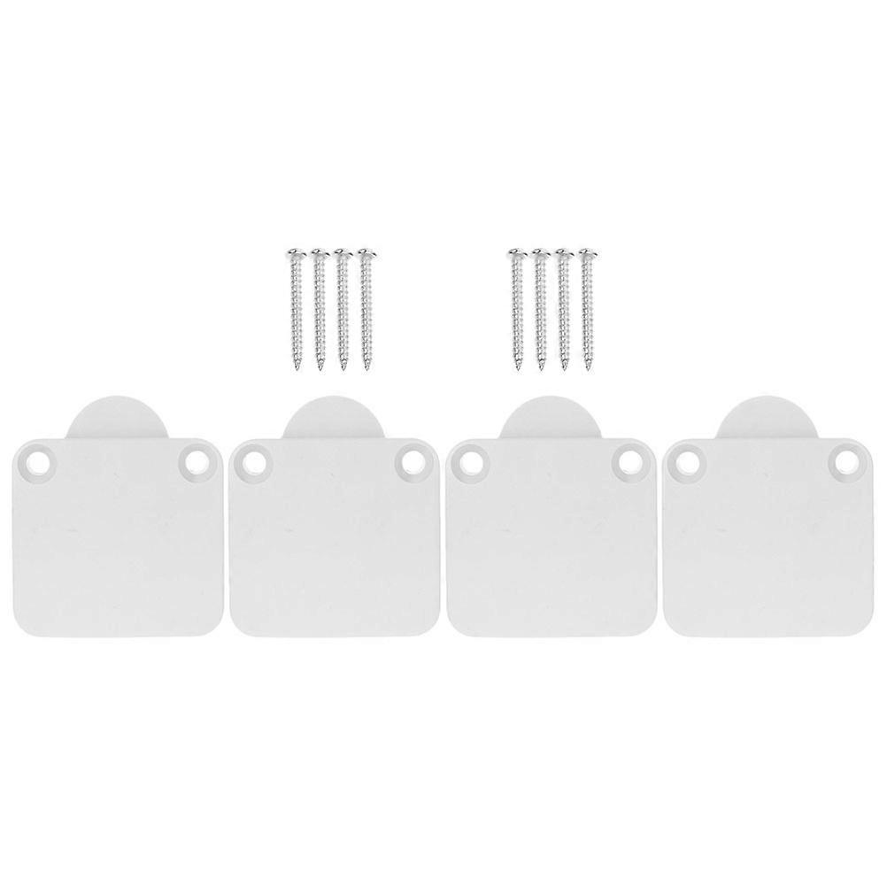 Door Light Switch 16 Pcs Rectangular Automatic Light Control for Cabinet Lighting White ABS Construction for Furniture