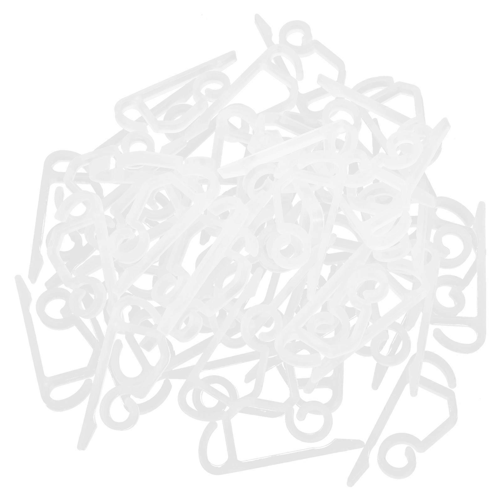 Outdoor String Light Clips Plastic Light Clips for Hanging 150Pcs