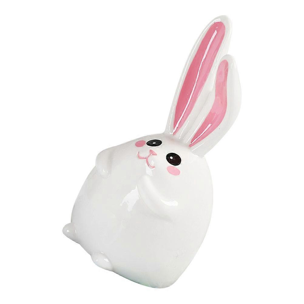 Rabbit Shape Piggy Bank Decorative Saving Jar for Decor 4Pcs
