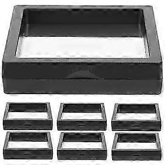 12 stks drijvende sieraden frame display houder staat 3D munt vitrine
