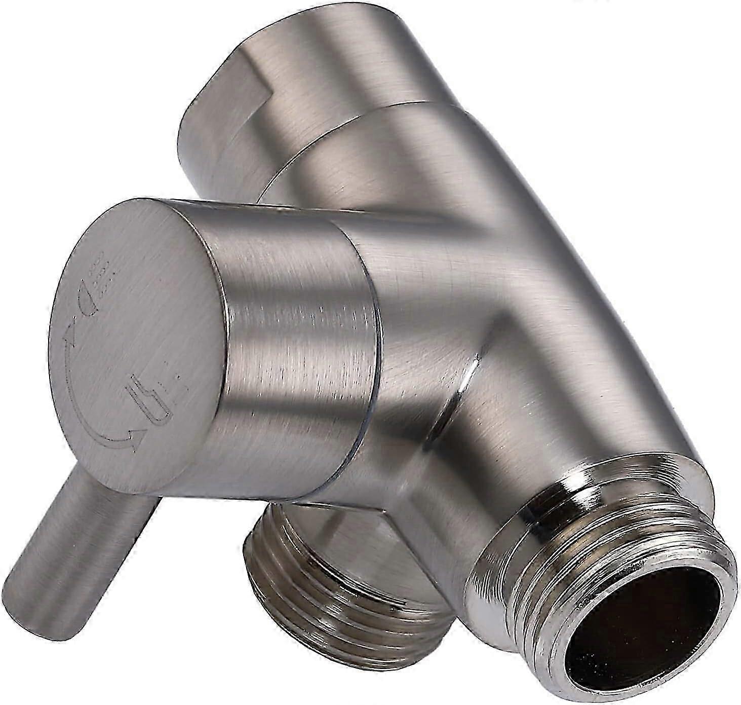 Solid Metal Shower Arm Diverter for Hand Held Showerhead and Fixed Spray Head G 1/2 3-Wa
