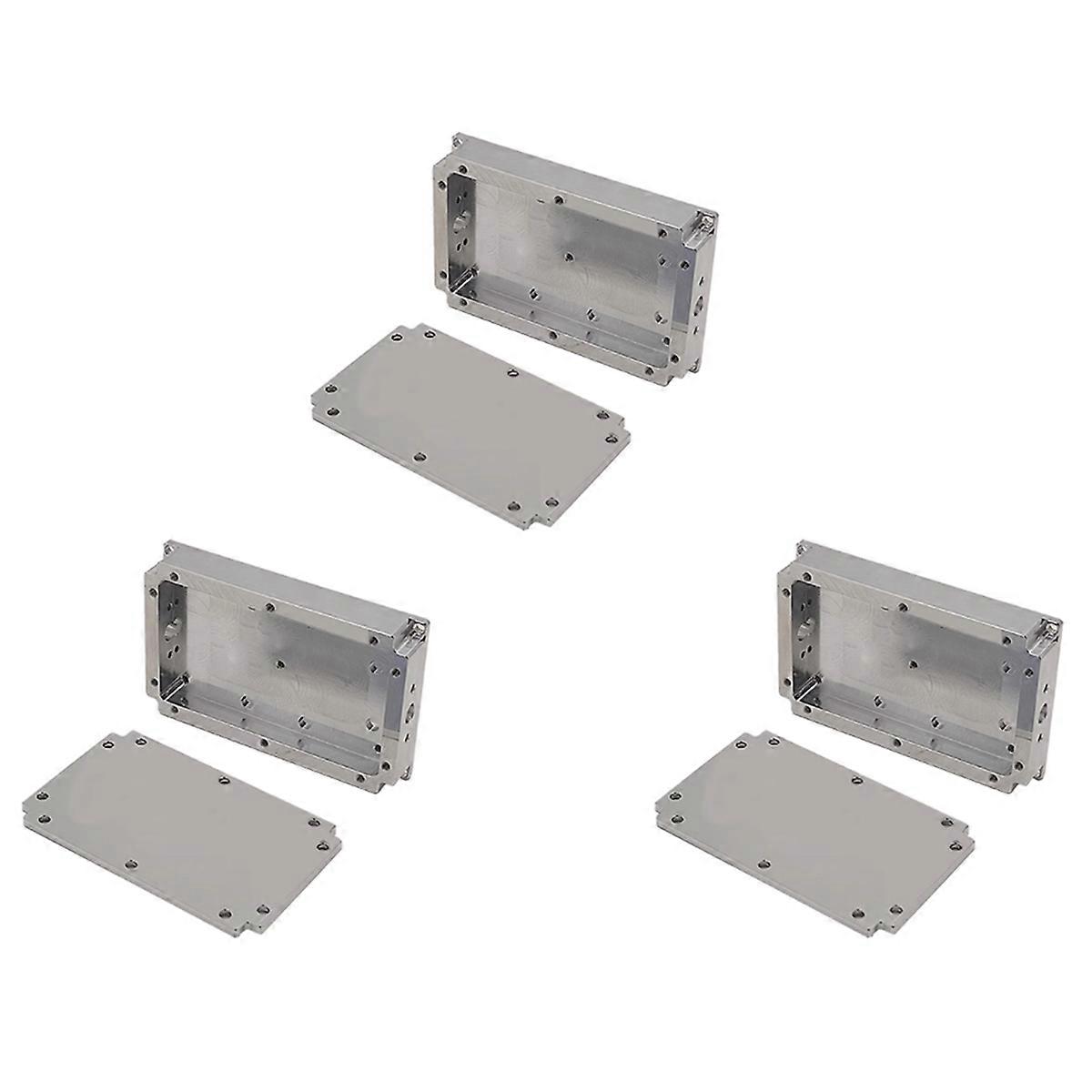 3X Aluminum Case Shielded Box Housing Box Signal Dissipation SMA-KFD46 Multi-Function Amplifier Case