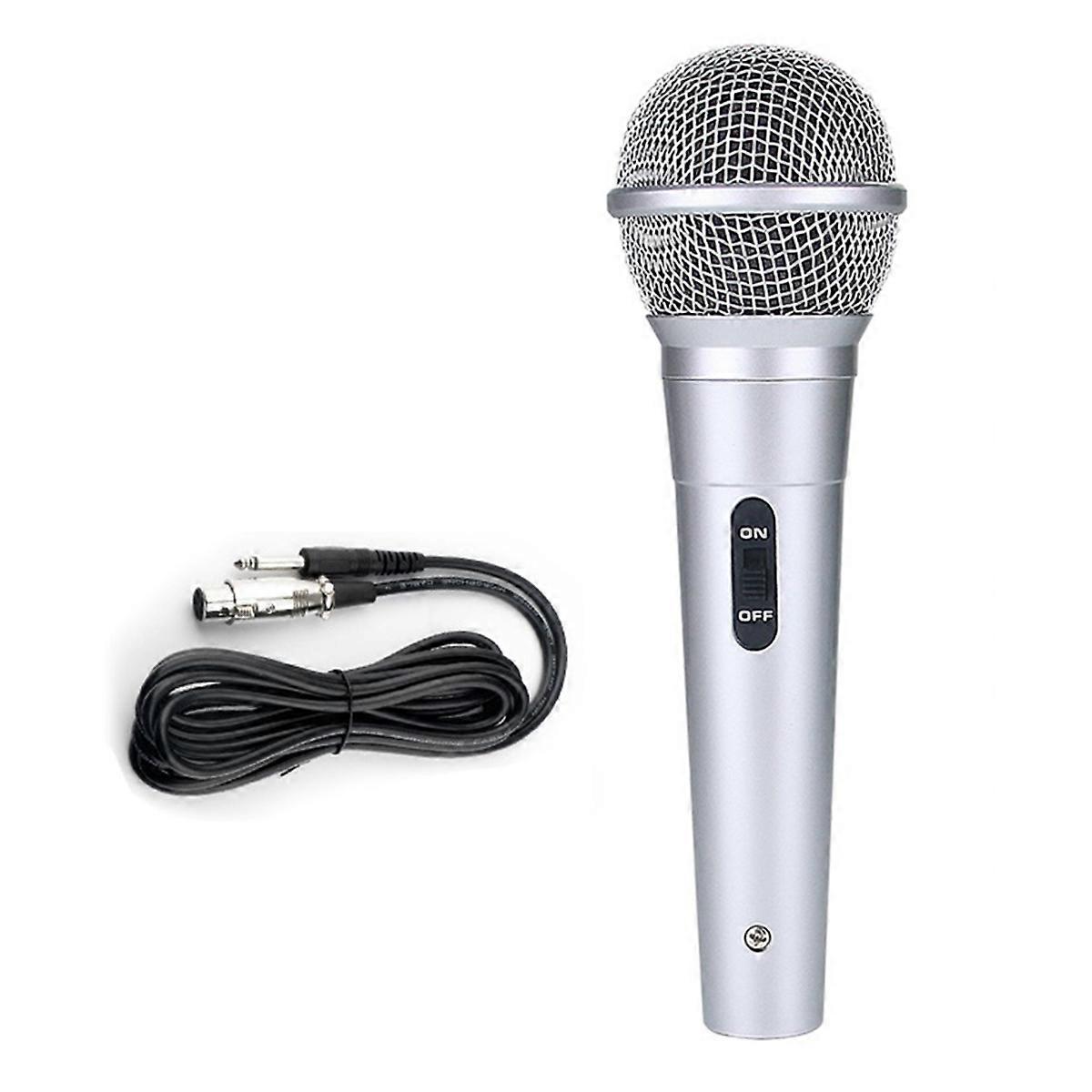 Microphone Handheld Professional Wired Dynamic Microphone Clear Voice Mic for Vocal Music Performanc
