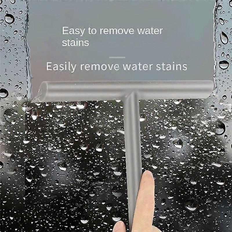 Shower Squeegee Glass Clean Scraper Washing Wiper with Handle, A