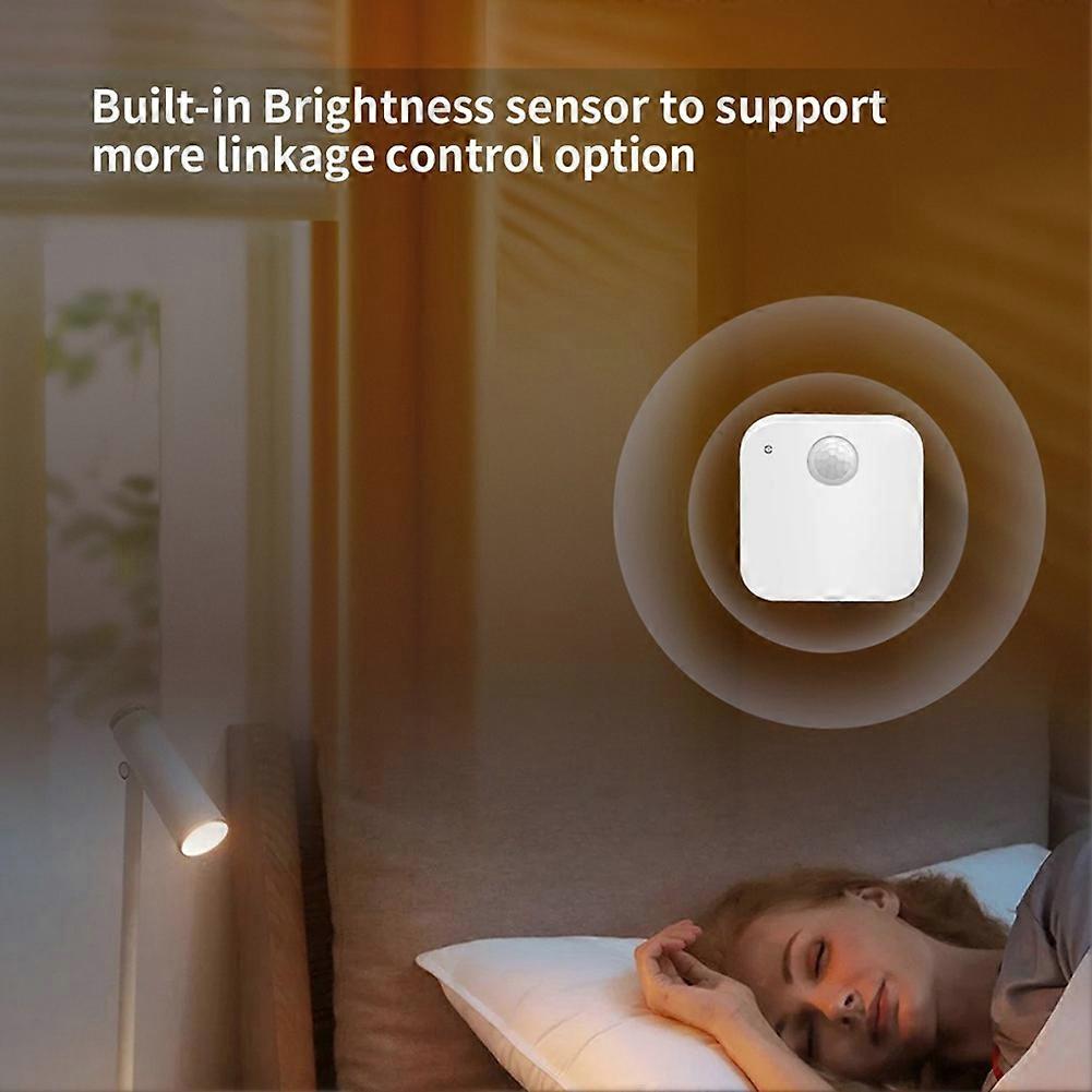 Tuya ZigBee Human Presence Sensor Intelligent PIR+Radar+Brightness APP Control Smart Home Devices
