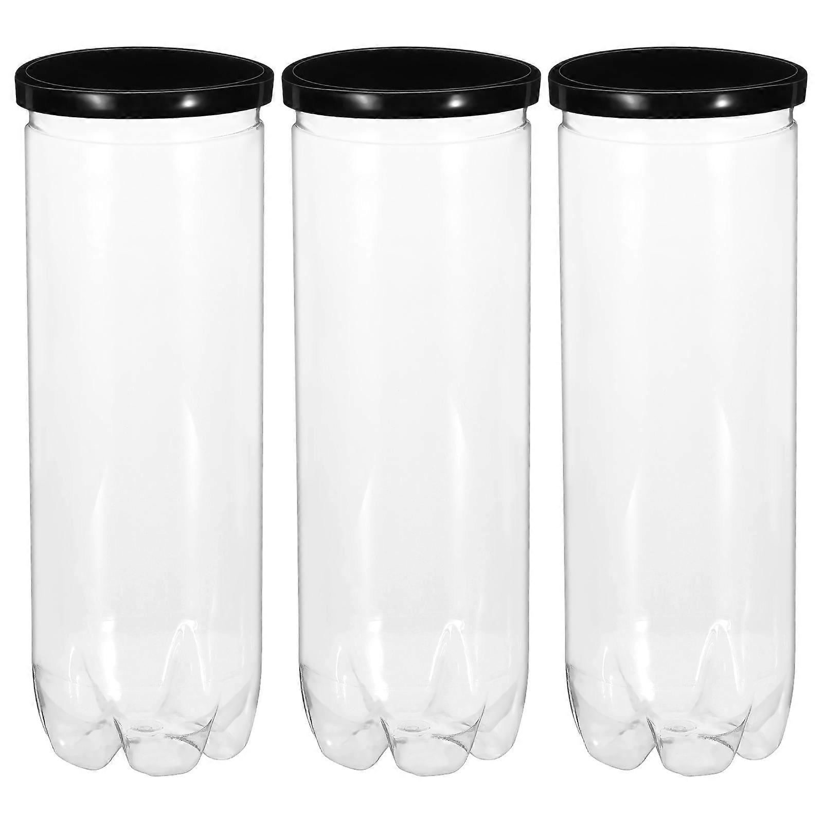 Multi-Function Tennis Ball Storage Bottle Transparent Holder for 15Pcs Balls