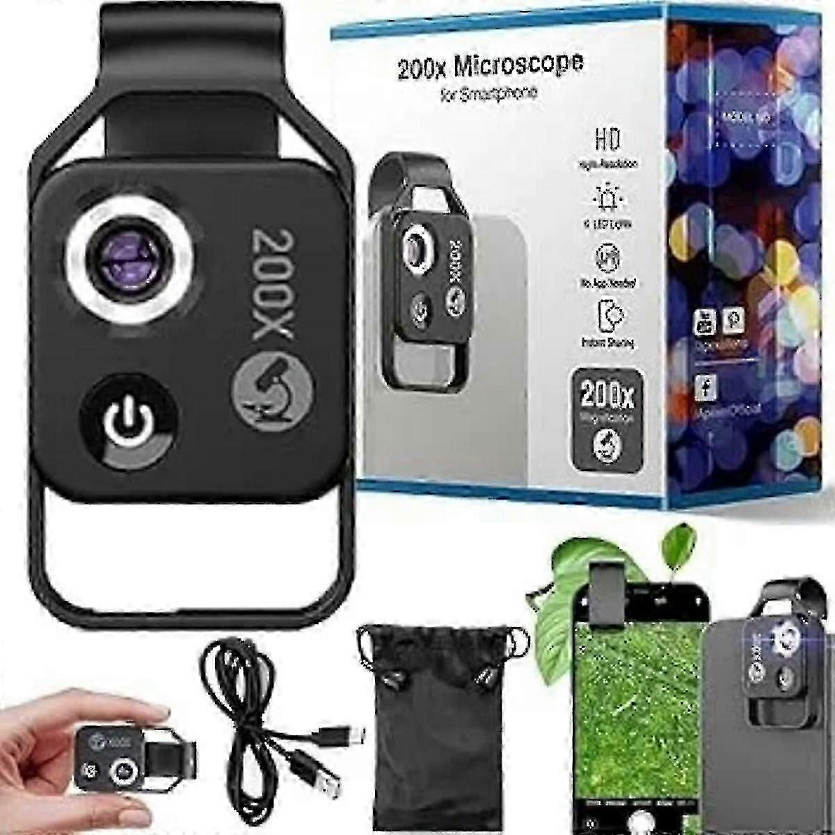 Nano Zoom 200x for iPhone, 2025 New 200x for iPhone, Nano Zoom 200x Magnification Zoom with Cpl Lens_c*