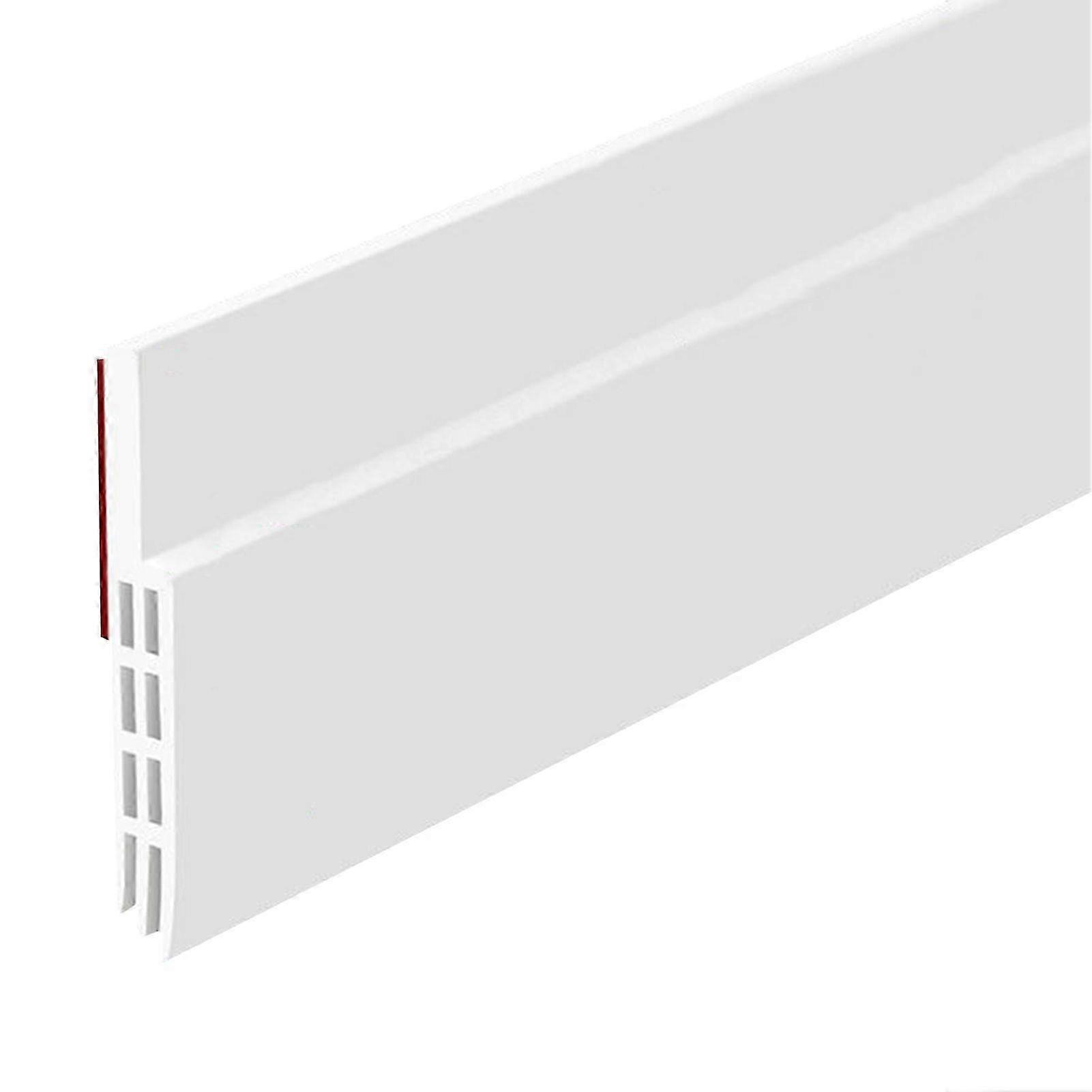2Pcs 1M Door Bottom Sealing Strip Adhesive TPE Under-Door Sweep Weather Stripping Light Noise Dust Blocking Windproof Door Stopper Door Bottom Gap Fil