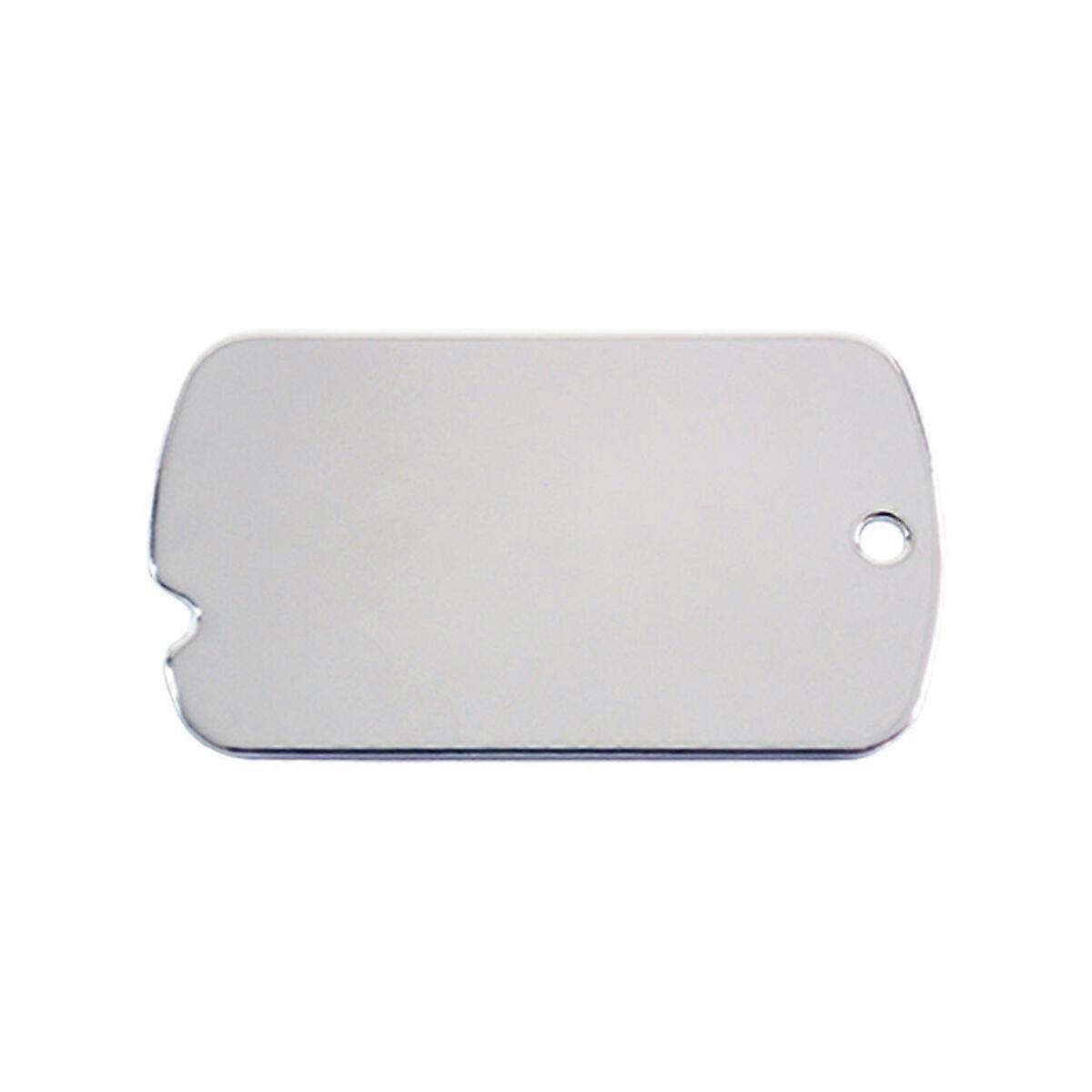 Identification plate for collar Imarc Military Silver