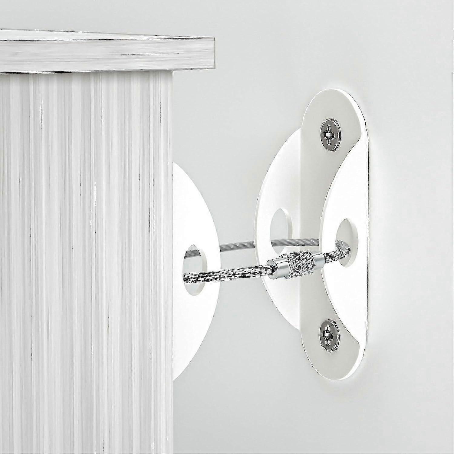 Møbelankre (10 stk) 2022 Opgraderede møbelstropper til babysikring, møbler forhindrer fald Anti tip jordskælvsstropper til børnesikkerhed