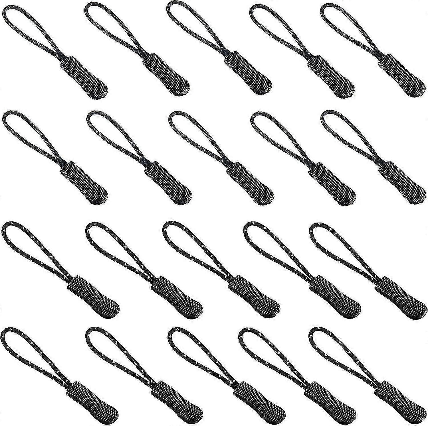 20 Pieces Zipper Extension, Nylon Zipper Tag String