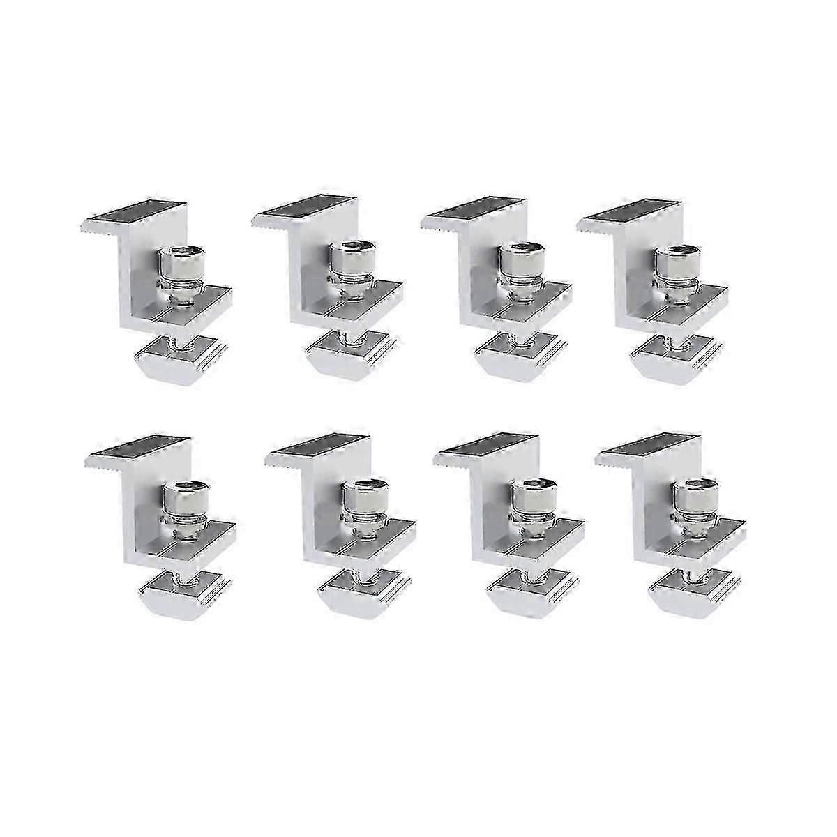 8 Pieces 35Mm Solar Panel Bracket Are Adjustable, Solar Mounting, Trapezoidal Sheet for Roof, RV, B