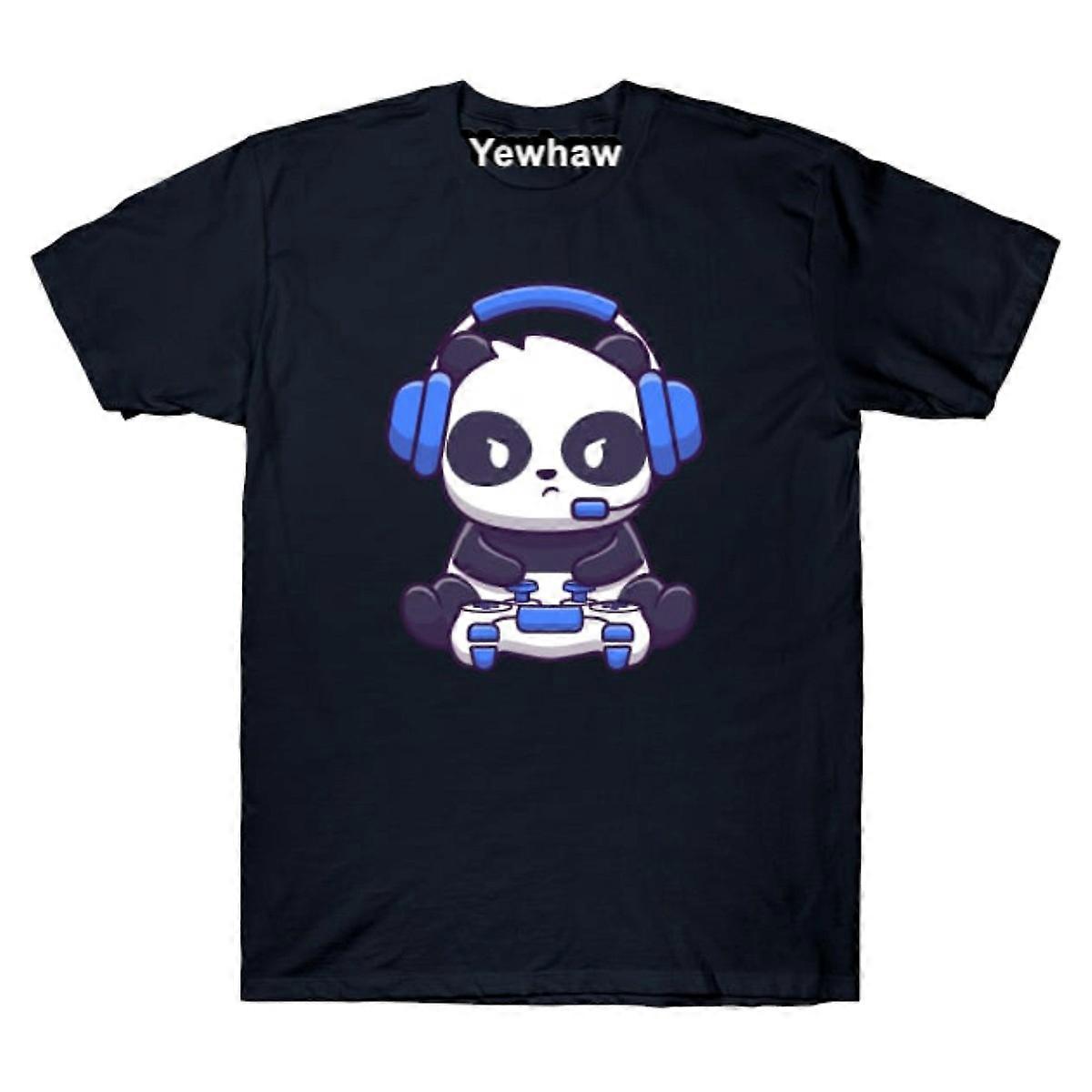 Cute panda gaming T-shirt
