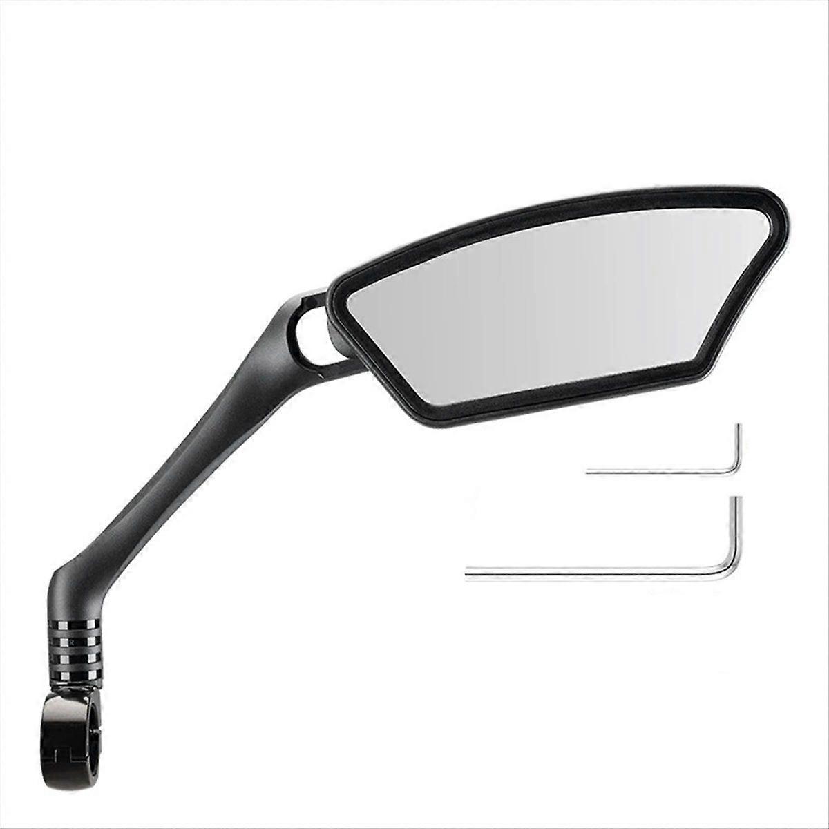 Stainless Steel Bicycle Mirror Rear View Reflector Wide-Range 360 Adjustable Mirror Bike Handleba