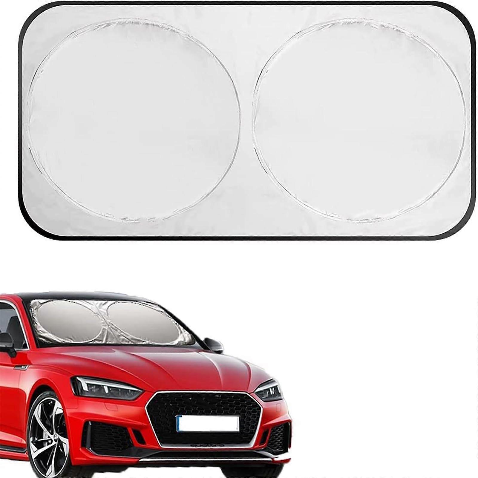 Front Windscreen Window Sun Shade 20172019, Foldable 165x80 cm, UV Protection Keeps Car Cooler