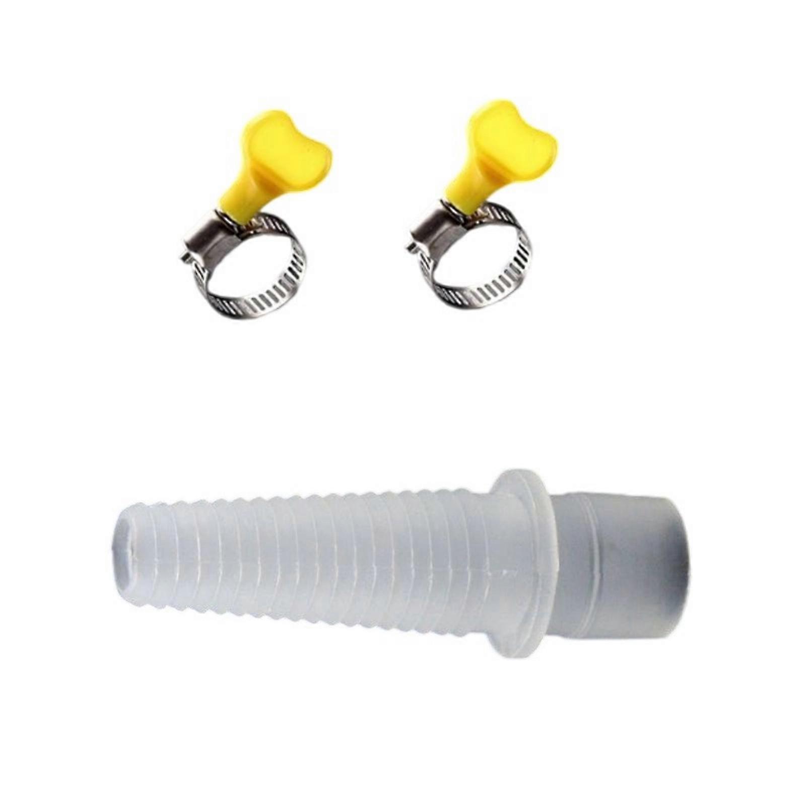 Air Conditioner Drain Hose Portable Leakproof Drain Hose Kit Drain Pipe Replacement with Hose Connector Clamp Multicolor