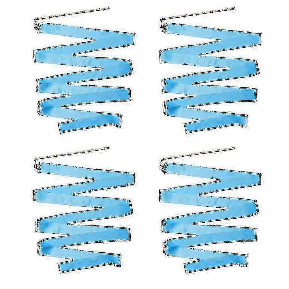 4pcs Gymnastics Ribbons Dancing Gymnastics Ribbons Performance Dancing Ribbons