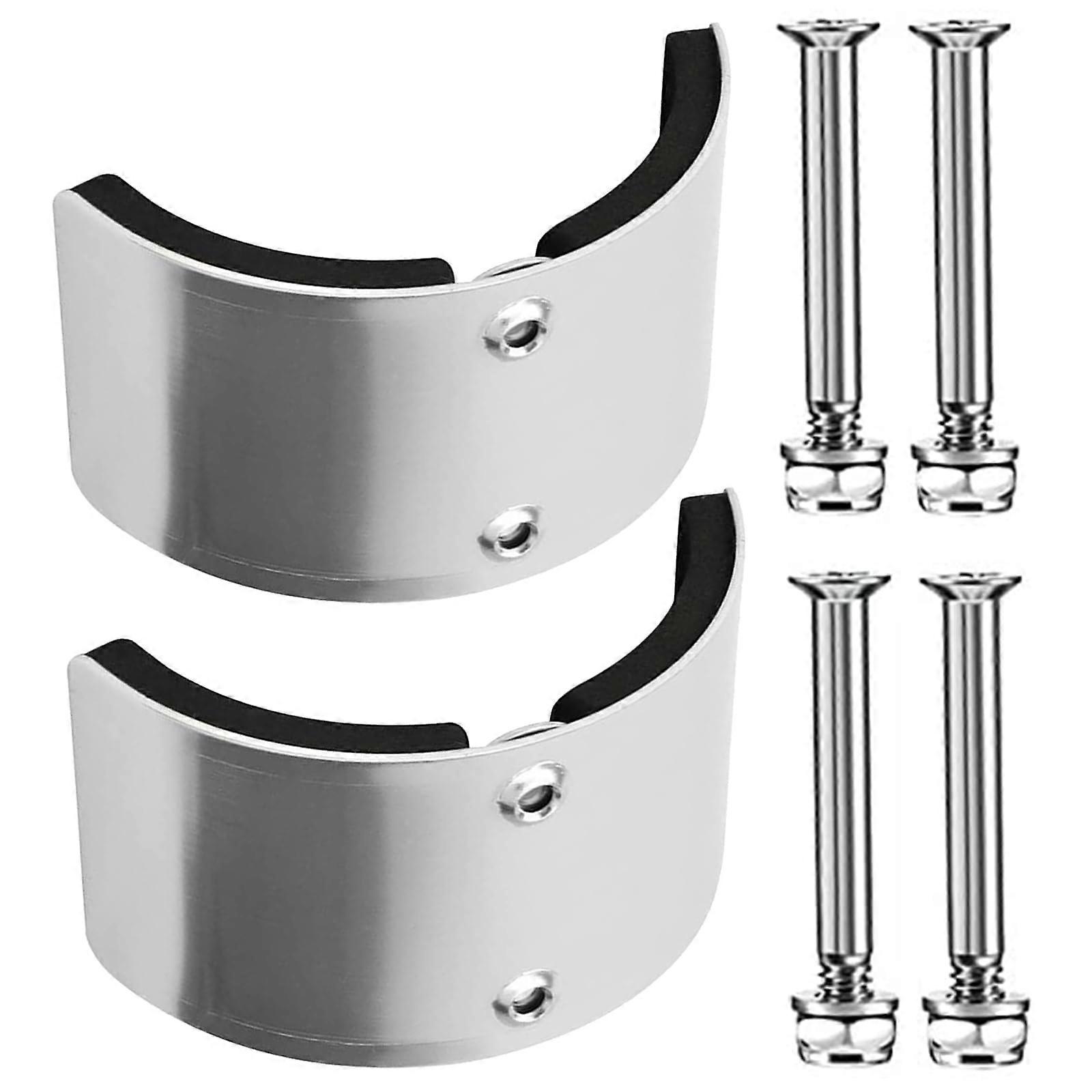 2Piece Curved Aluminium Alloy Bend Plates For Leg Fixing Plastering Painting And Wiring