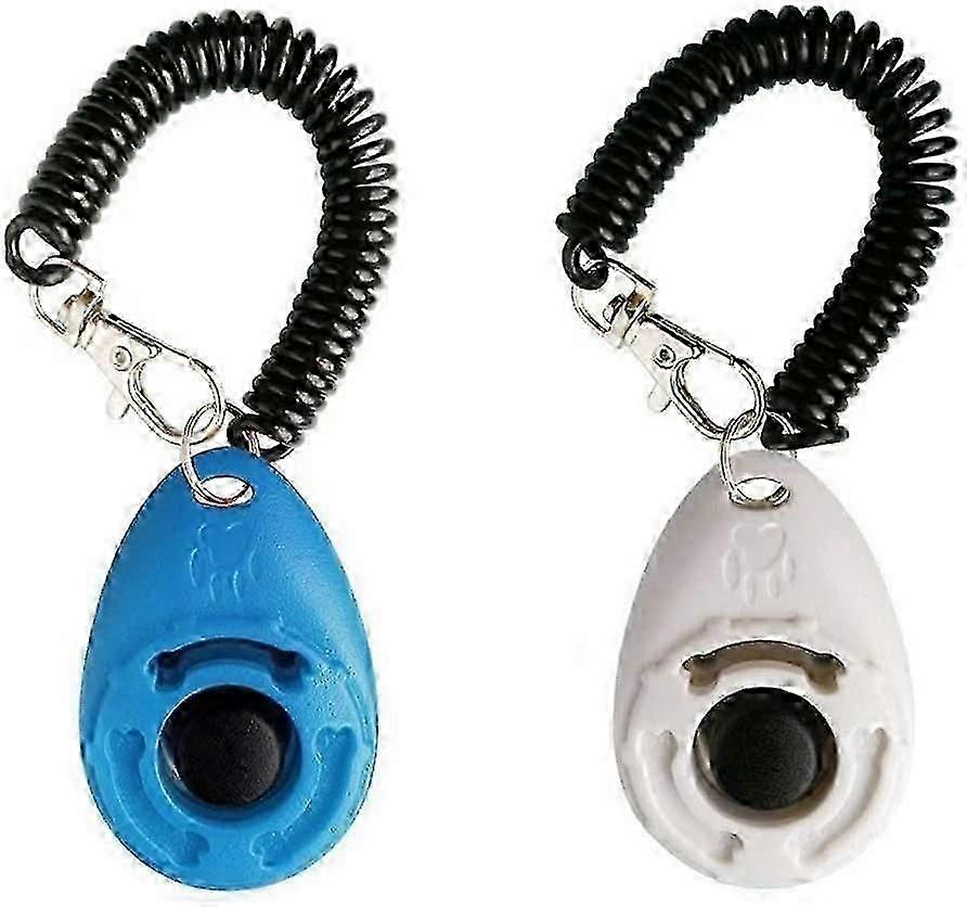 Dog Training Clicker Wrist Strap Pet Training Clicker 2Pcs