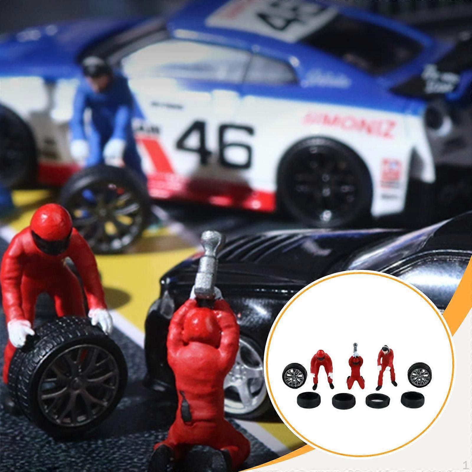 1/64 Miniature Figures for Desk Decor and DIY Craft Projects