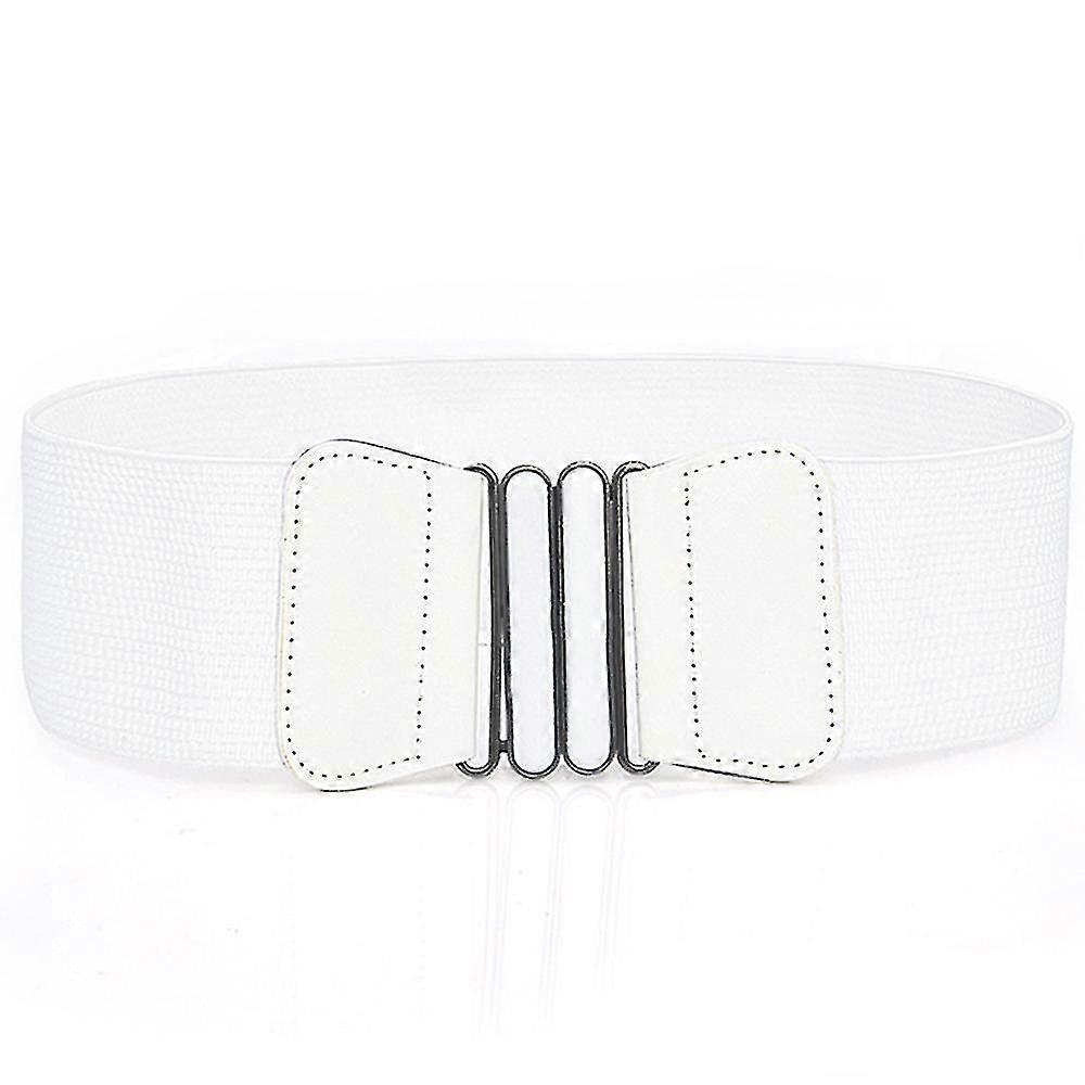 Kvinnor Resår Brett Bälte Cinch Midjebälte Elastisk Stretch Bröllopsfest