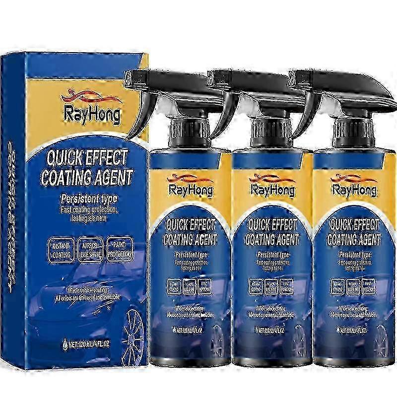 Advanced New Car Coating Spray, 3 in 1 Multi-functional Quick Effect Coating Agent
