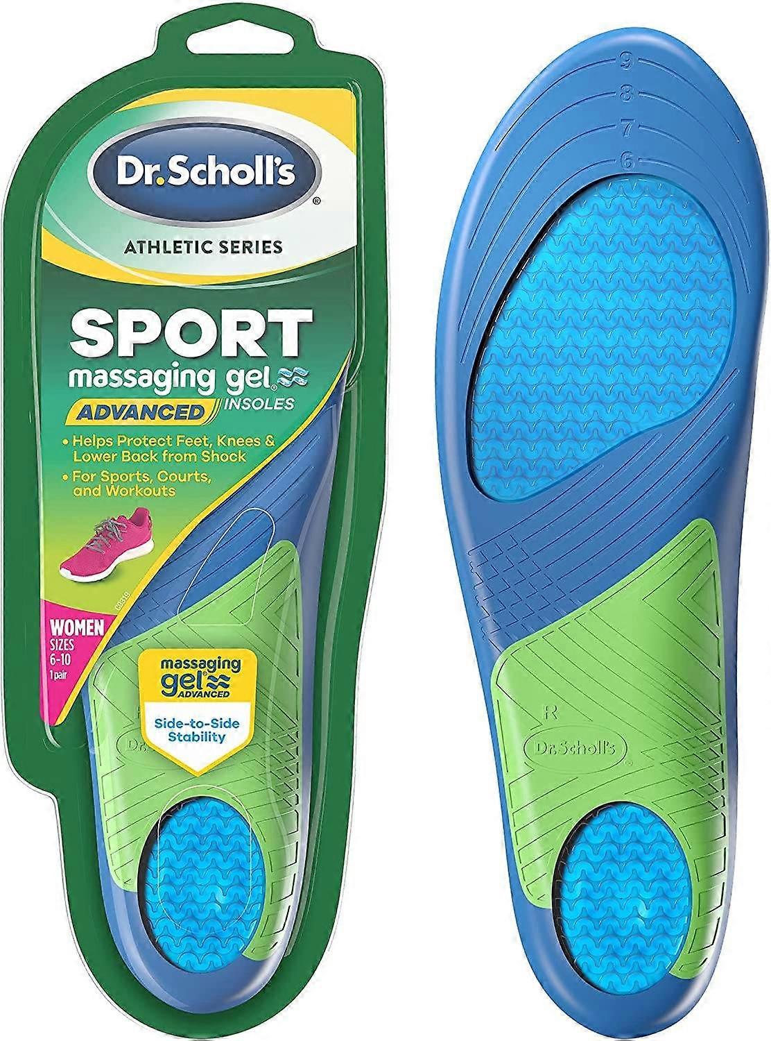 Dr. Scholl's Athletic 系列女士运动鞋垫，1双