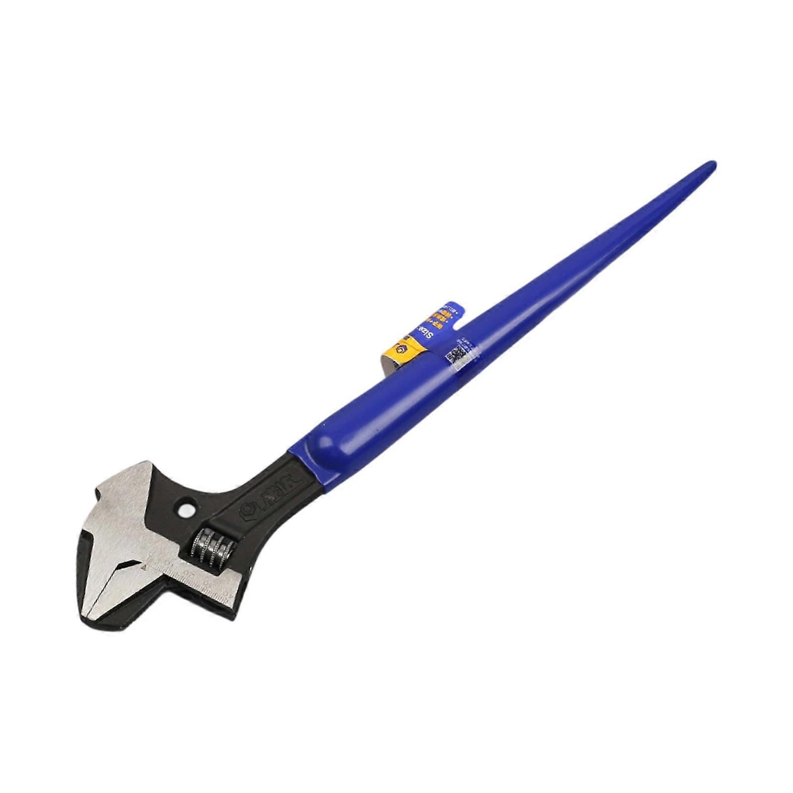 Standard Adjustable Spanner Monkey Wrench Plumbers Wrench Wide Opening Jaw Tool Household Maintenance Multicolor