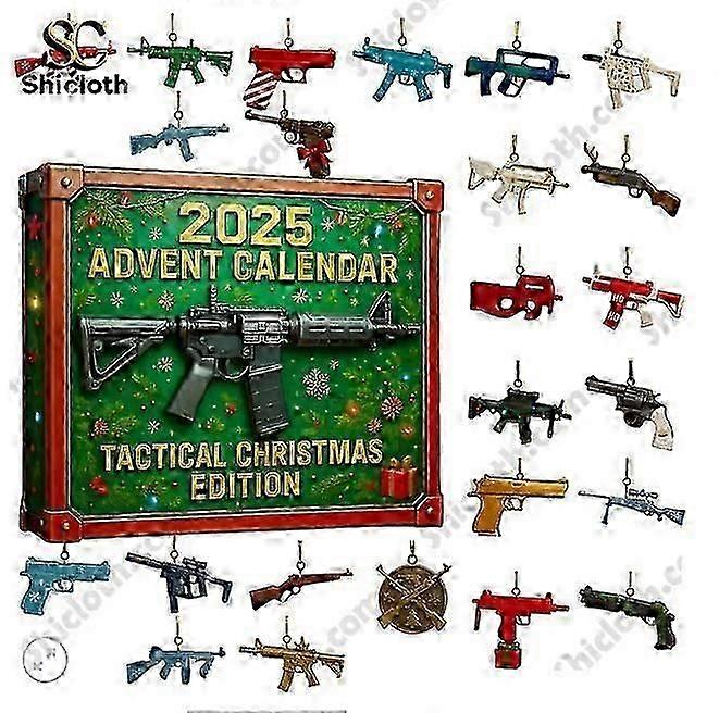 Taktické Vánoce Adventní Dovolená Slepá krabička Vánoční stromeček Dekorace Akrylový přívěsek