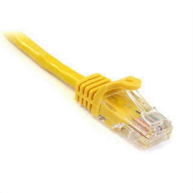 URT4EFN/10F4A4 - PATCH CORD CAT5E YEL 10FT SNAGLESS BOOT