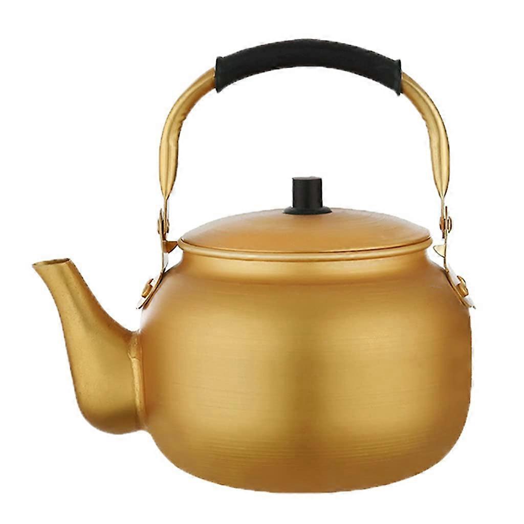 Aluminum Tea Serving Kettle, Korean Style, Rice Wine Storage Pot, Thickened Flagon Flask, 4L Capacity