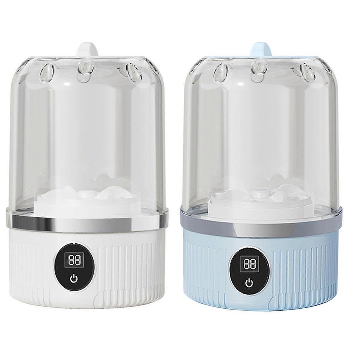 2pc Mini Underwear Washing Cup Small Underwear Wireless Portable Socks Washing Machine Fully Automatic Machine
