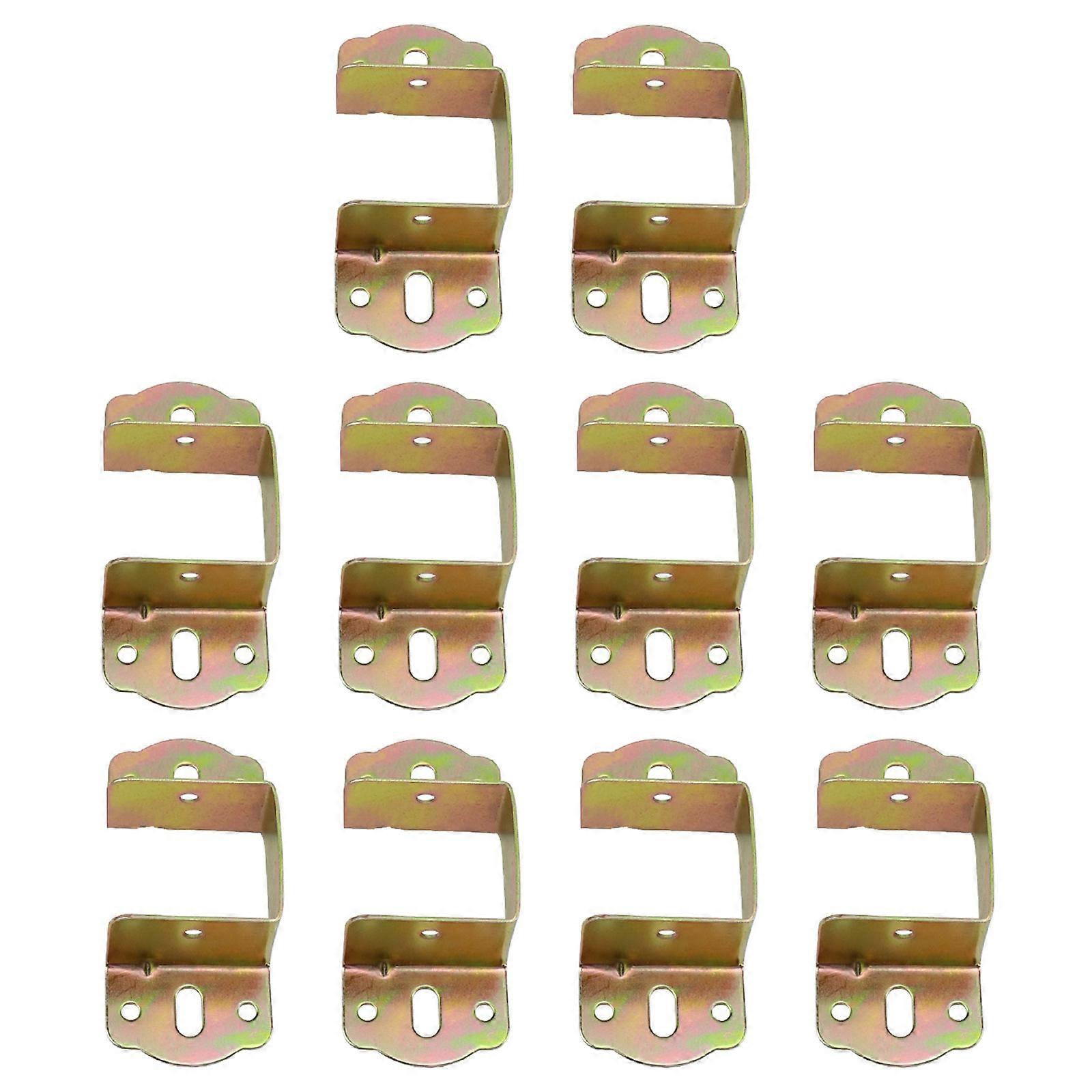 Sturdy Bed Frame Support Brackets Bed Beam Stabilizers Wood Furniture Hardware Accessories Bed Hinges/Bed Insert Durable Multicolor