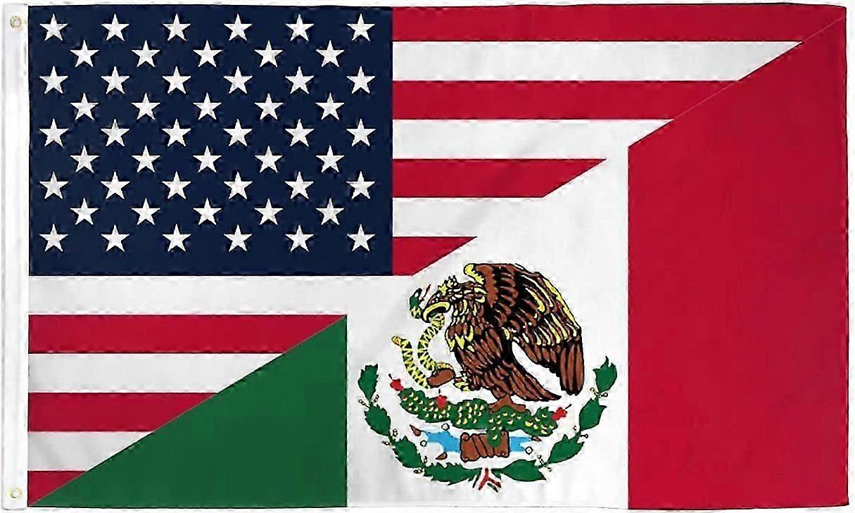 Durable FT USA Mexico Flag Mode A-4082