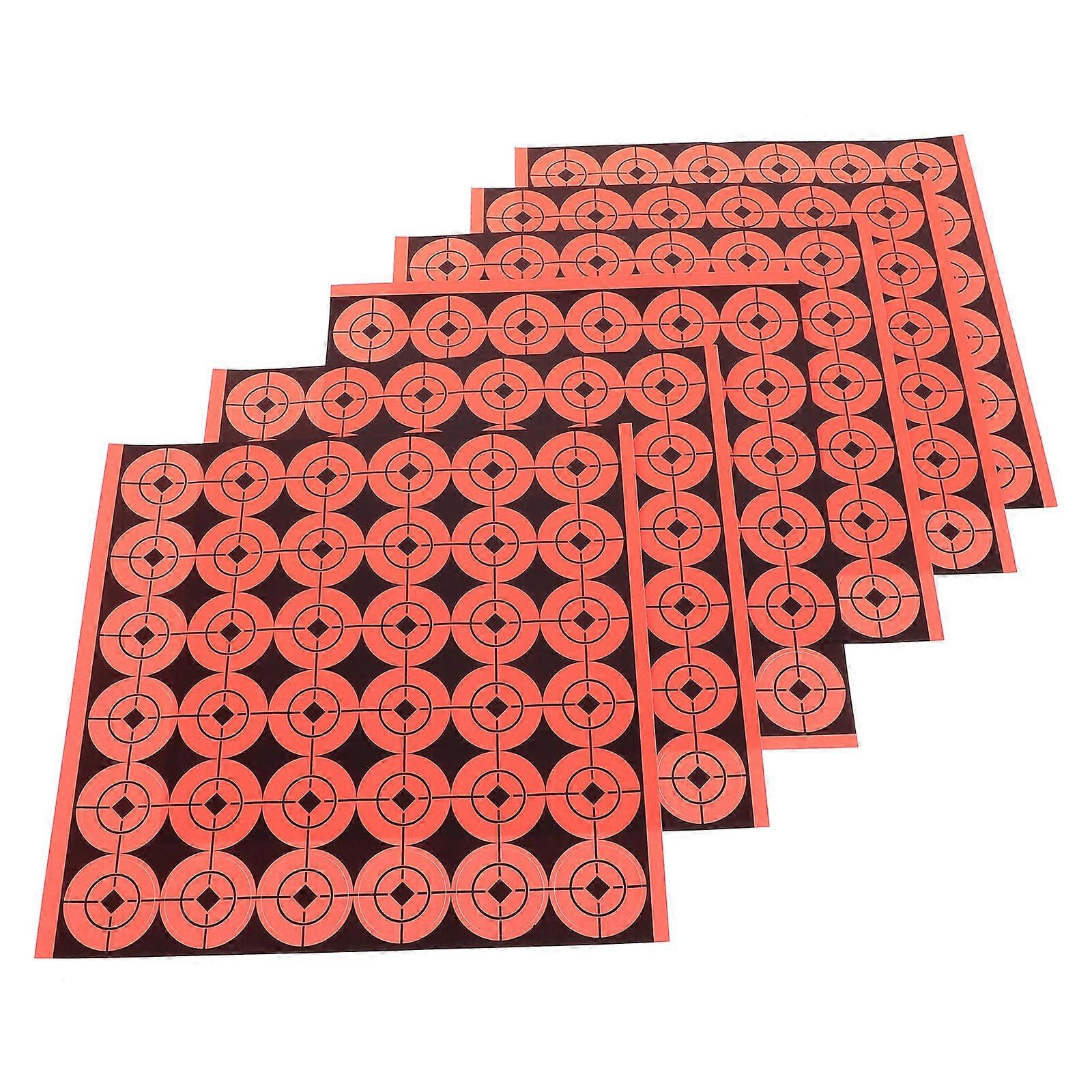 Chocolate Paper Shooting Target Pasters for Training 720Pcs Durable Stickers