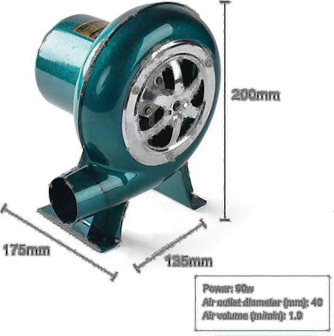 Electric Fan for Charcoal Forge - 220V Variable Speed Blower