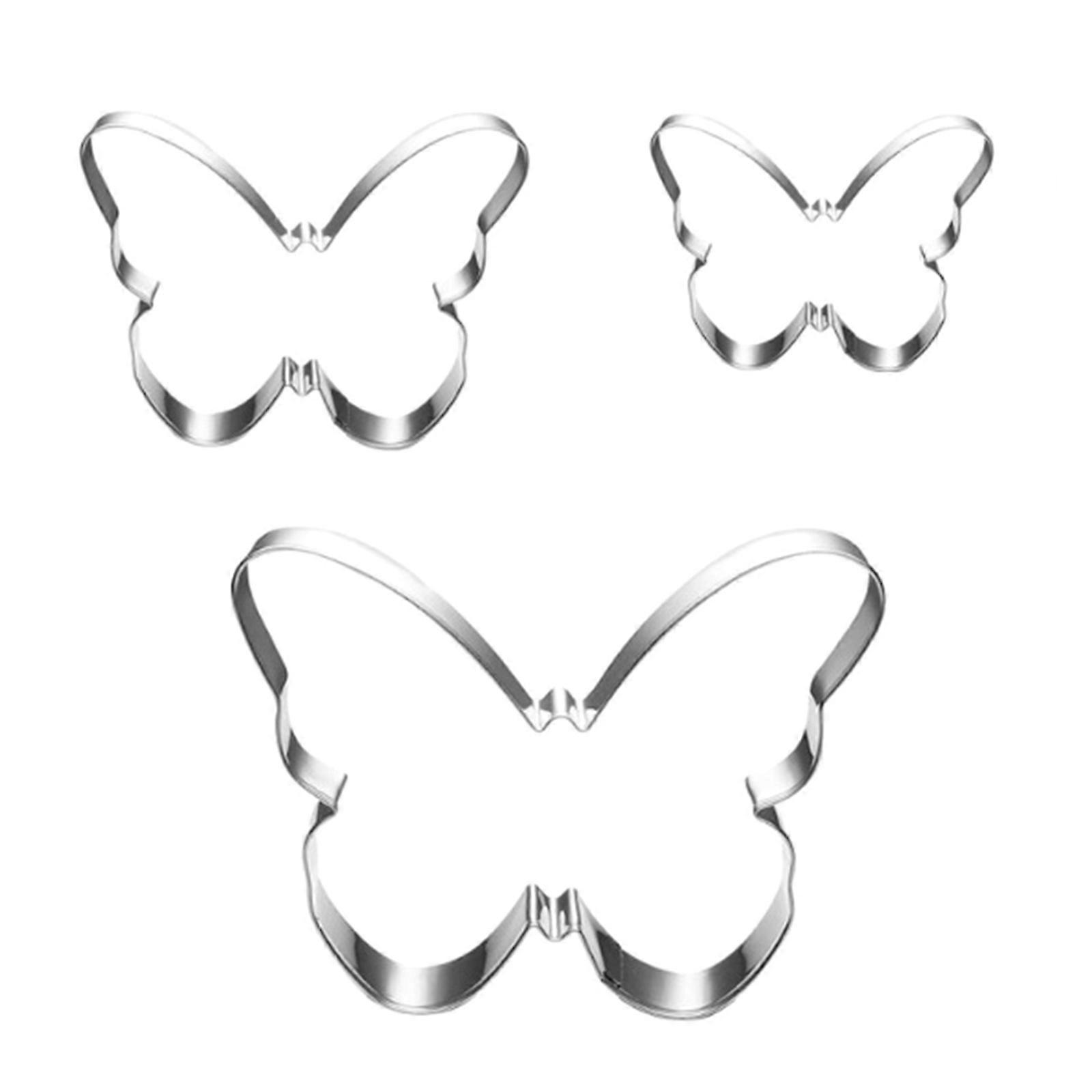 Kitchen Grade Butterfly Biscuits Cutter Nonrust Steel Rusts Proof Construction Ergonomic Grip For Precise Dough Shaping Multicolor