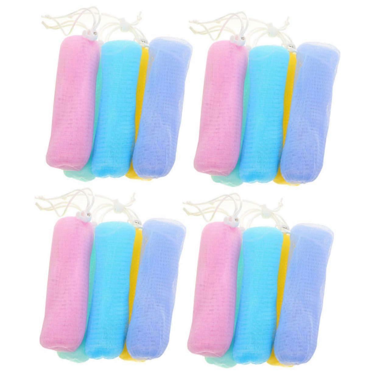 20pcs Exfoliating Soap Saver Pouch SixLayer Foaming Mesh Bag for Shower and Handmade Soap