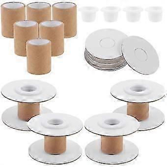 10Pcs Empty Wire Spools Removable Paper Sewing Spools Thread Spools Embroidery Weaving Bobbins